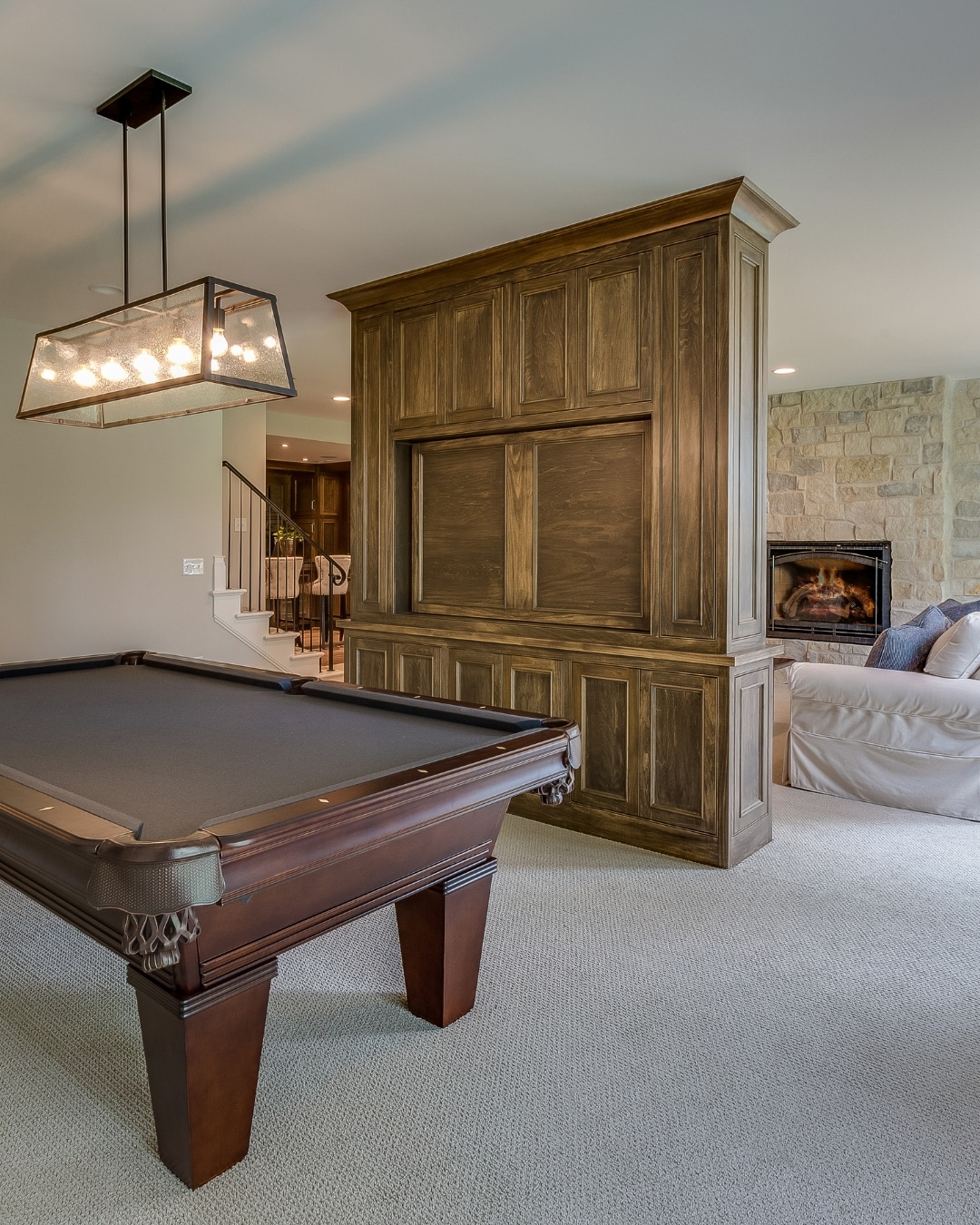 Contractor remodeling a basement into a modern, functional living space in Arvada, CO